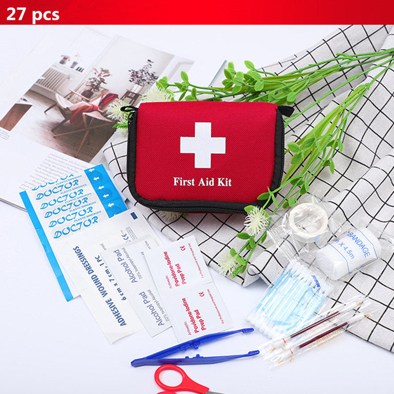 Bedroom First Aid Kit: 11 Items/27pcs: w/ Case