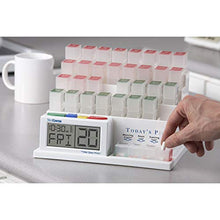 Load image into Gallery viewer, MedCenter (70265) 31 Day Pill Organizer with Reminder System
