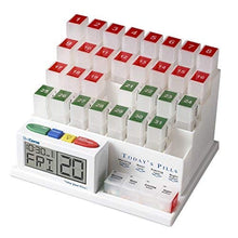 Load image into Gallery viewer, MedCenter (70265) 31 Day Pill Organizer with Reminder System
