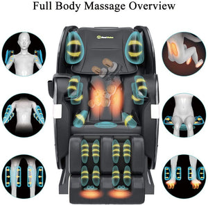 True Relax Zero-Gravity,  Full Body Shiatsu Massage Recliner