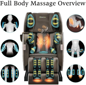 True Relax Zero-Gravity,  Full Body Shiatsu Massage Recliner