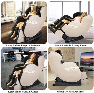 True Relax Zero-Gravity,  Full Body Shiatsu Massage Recliner