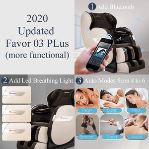 True Relax Zero-Gravity,  Full Body Shiatsu Massage Recliner