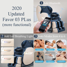 Load image into Gallery viewer, True Relax Zero-Gravity,  Full Body Shiatsu Massage Recliner
