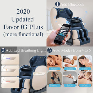 True Relax Zero-Gravity,  Full Body Shiatsu Massage Recliner