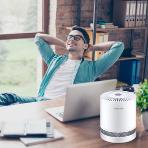 Compact Personal Air Purifier For Home True HEPA Filters: Purifiers Filtration with Night Light Air Cleaner by RIGOGLIOSO