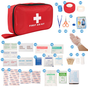 First Aid Kit: 100 Pcs :