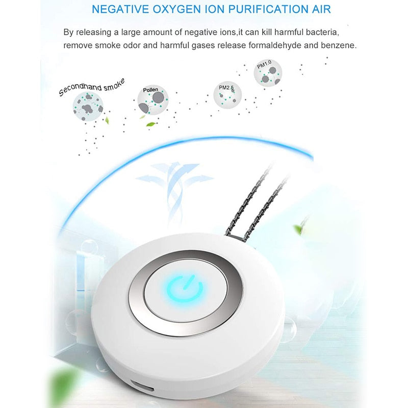 Breathe Free - Personal Mini Air Purifier Necklace